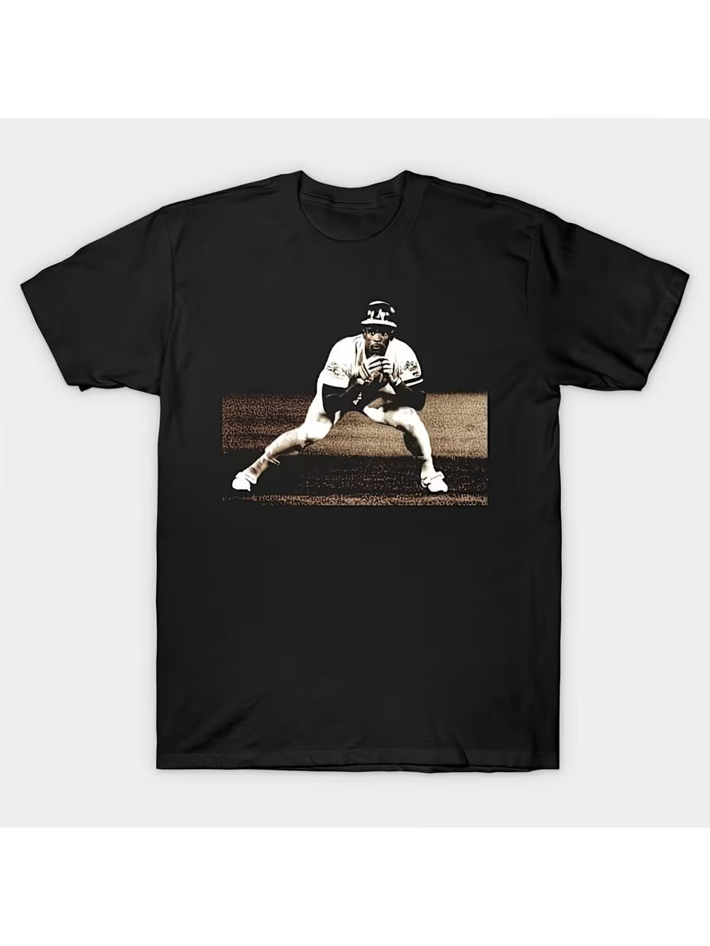 Okland A's T Shirt XL Retro Ricky Henderson Retro Men's Tee New Black Baseball